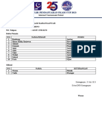 Format Pendaftaran Futsal