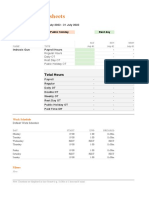 Monthly Timesheet - Amazon Web Service - 2023.07.01 To 2023.07.31