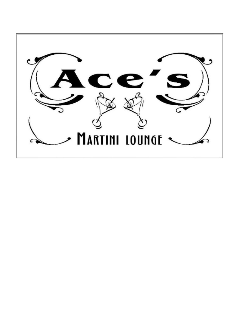 Ace's Martini Lounge PDF