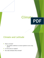 1.1 Climate and Biomes