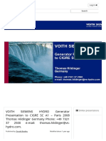 VOITH SIEMENS HYDRO Generator Presentation To CIGRE SC A1 - Paris 2008 Thomas Hildinger Germany Phone - PPT Video Online Download