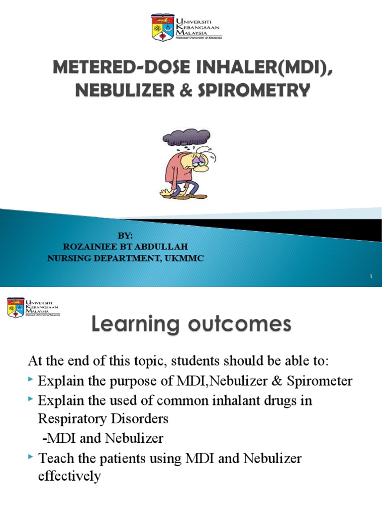 MDI,NEB,SPIROMETRY PEAK FLOW METER PDF