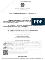 Portaria Conjunta #17 - 2022 (Meta Diária de Pontos de Atividades Periciais - Pontuação de Serviços Médico-Periciais)