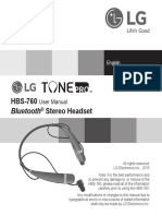 LG Tonepro User Manual 2714585