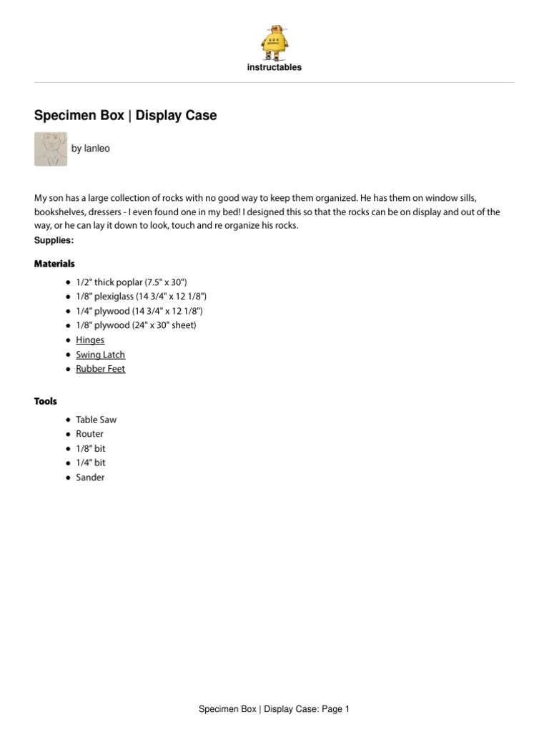 SpecimenBoxDisplayCase PDF