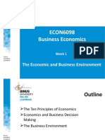 PPT1 The Economic and Business Environment