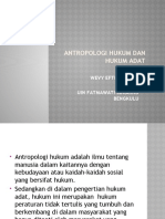 Antropologi Dan Hukum Adat