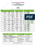 IV Year Time Table - Final