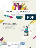 Perfil de Egreso