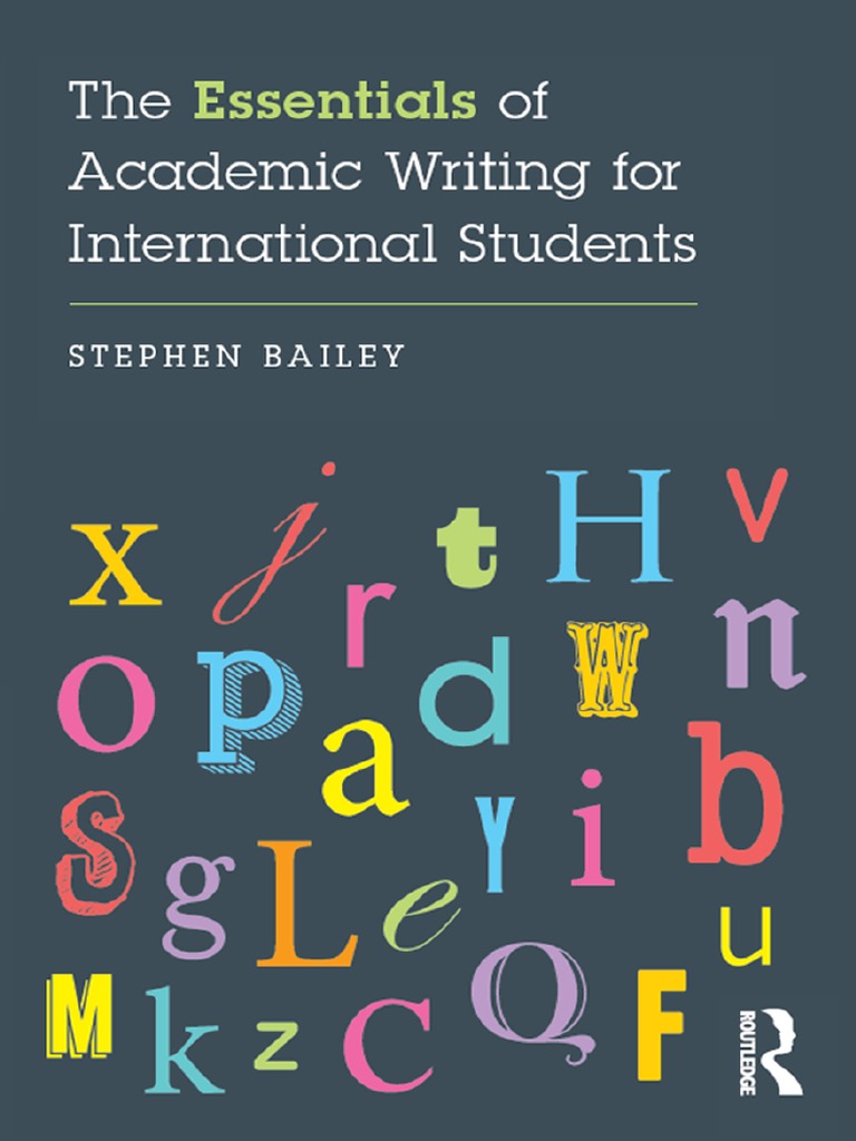Essentials of academic writing for international students pdf