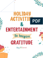 Holiday Activities & Entertainment To Inspire Gratitude - British English