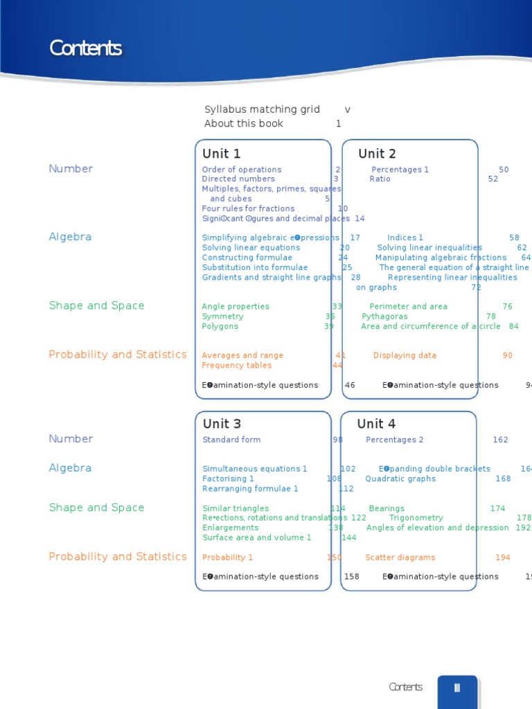 Unit 1 unit 2 number pdf