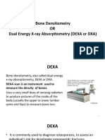 Bone Densitometry or DEXA