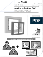 Notice Fenêtre - Porte-fenêtre PVC Pose RENOVATION