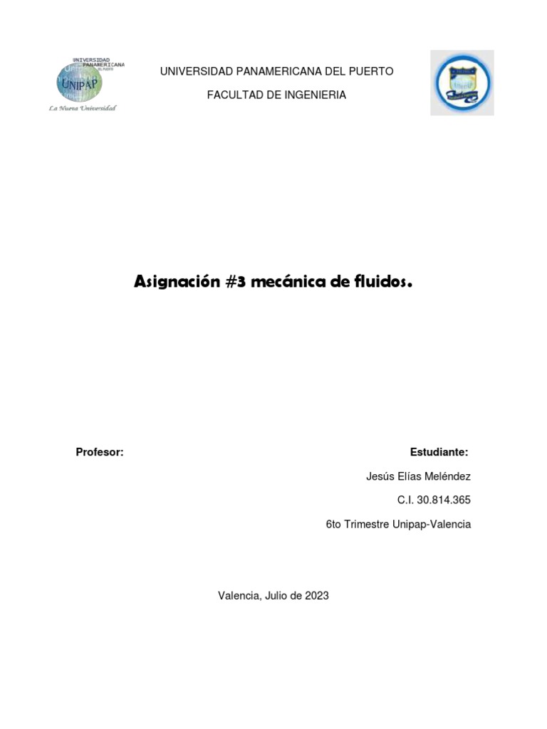Actividad 3 mec nica de fluidos pdf