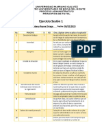 Ejercicio No. 1 Principios de Fayol