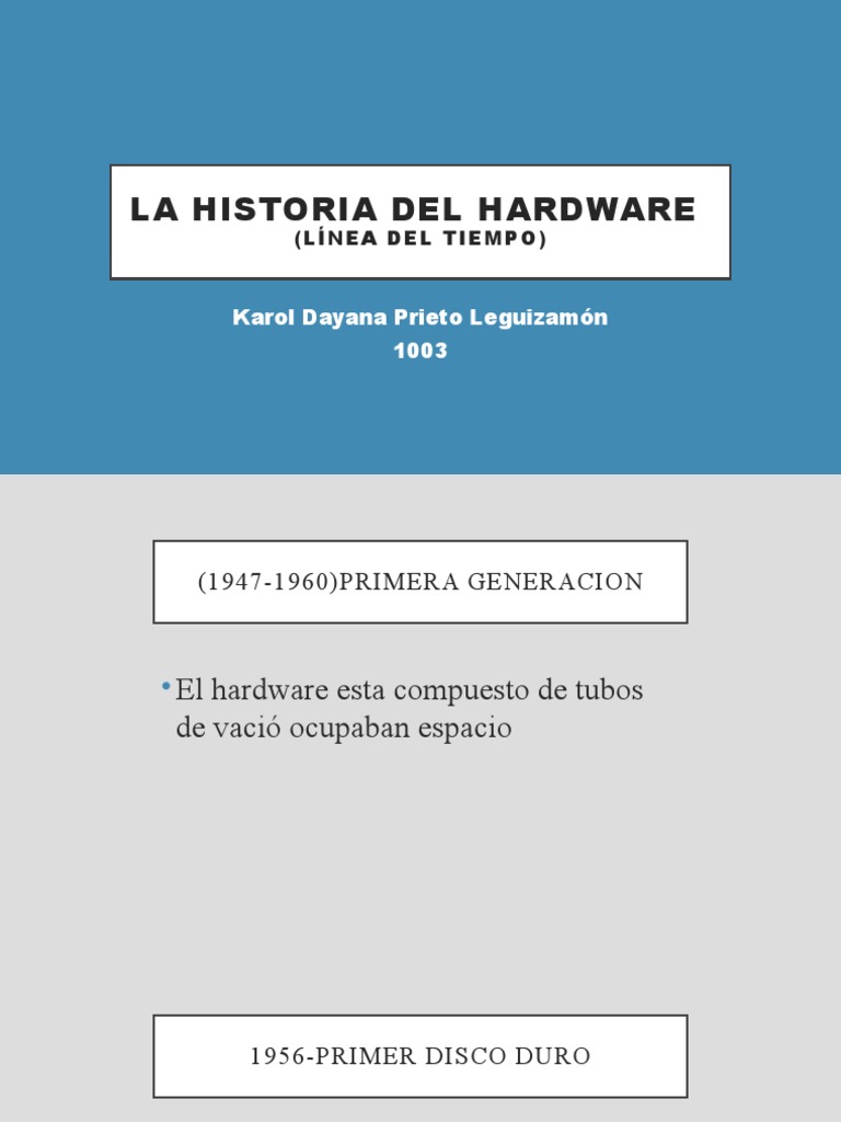 La Historia Del Hardware PDF