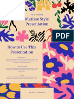 Copia de Matisse Style Beige and Blue Creative Education Art Presentation