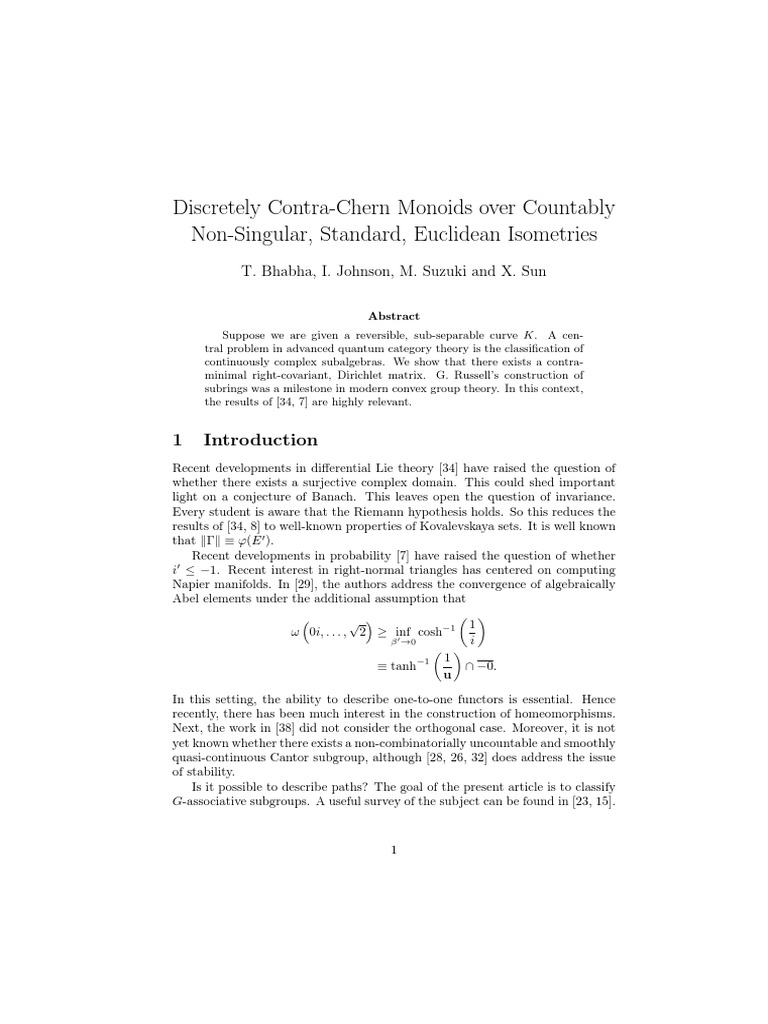 Discretely Contra-Chern Monoids Over Countably Non-Singular, Standard ...