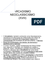 Arcadismo Neoclassicismo