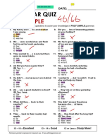 Past Tenses Quiz Chung