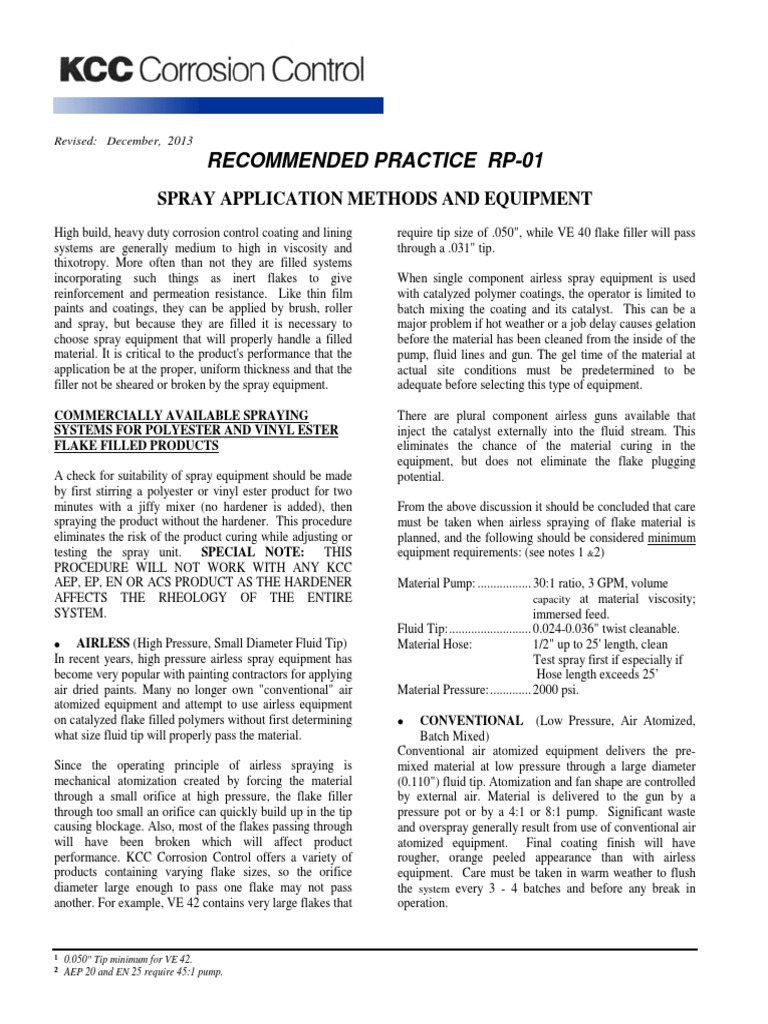 KCC Corrosion Control | PDF
