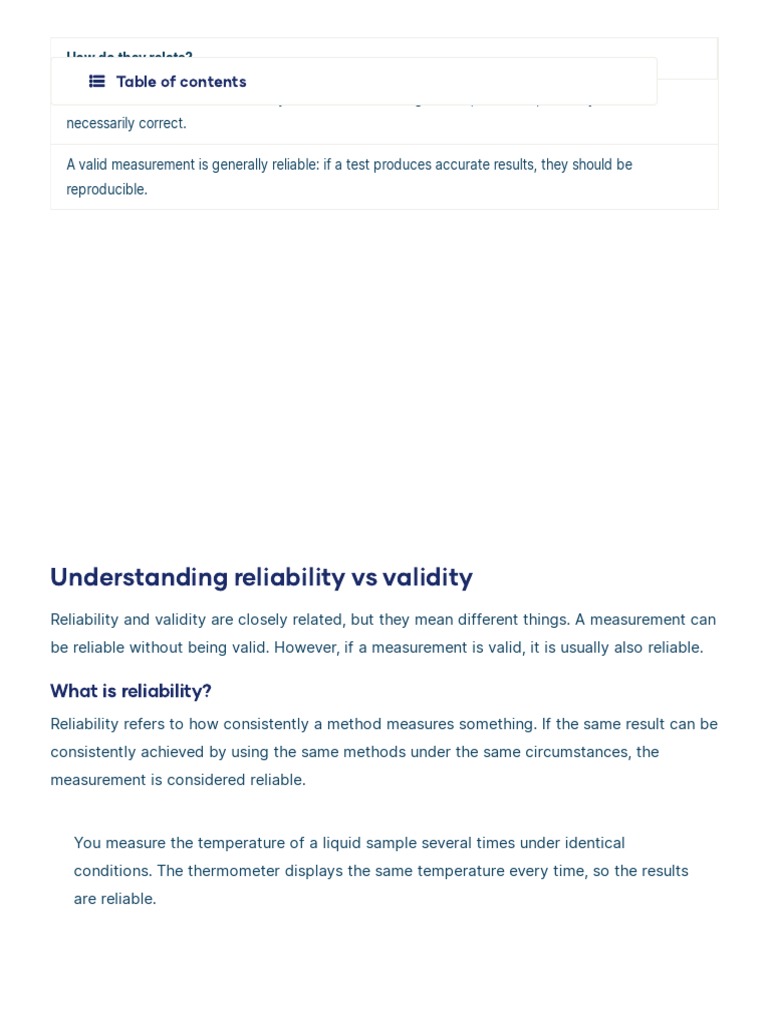 Reliability vs. Validity in Research - Difference, Types and Examples ...
