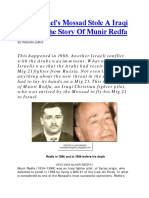 Mossad Stole A Iraqi Mig21 Story of Munir Redfa by Unknown