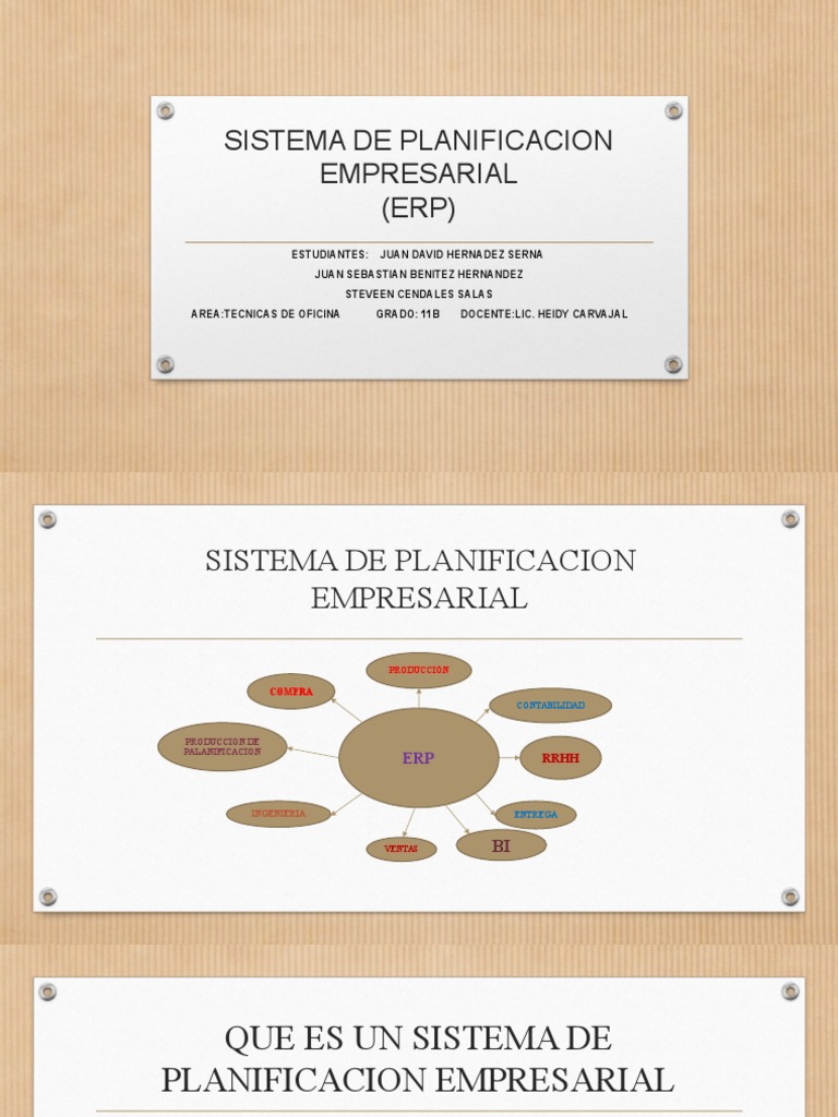 Sistema de Planificacion Empresarial PDF