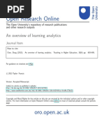 An overview of learning analytics