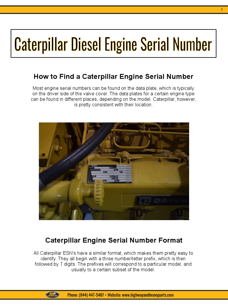 Caterpillar_Engine_Serial_Number_PDF_Highway_Heavy_Parts PDF