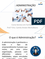 Aula 1 Teoria Geral Da Administração