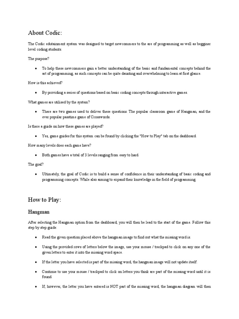 About & How To Play PDF