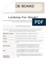 Beige Earthy Professional Job Board Doc