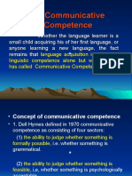Communicative Competence