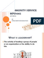 Topic 5 Leadership & Communication