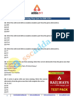 Formatted Reasoning Mega Quiz For RRB NTPC 1 1