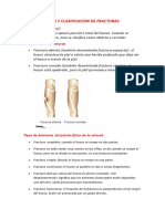 Tipos y Clasificacion de Fracturas