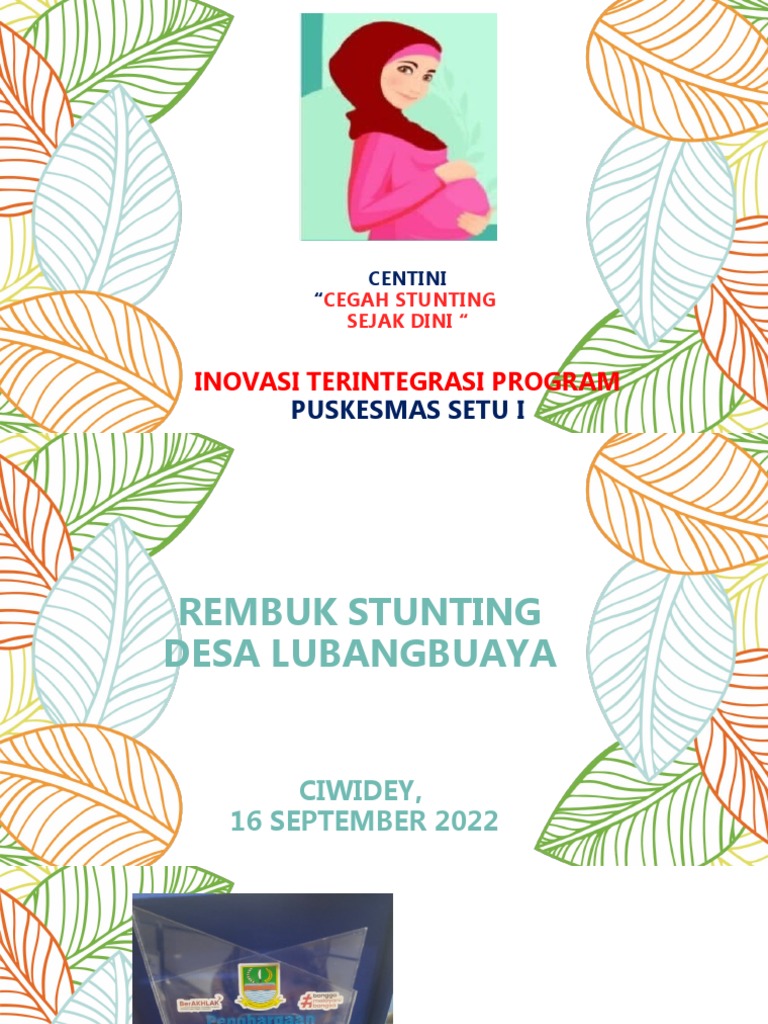 Cegah Stunting: Program Terintegrasi Puskesmas | PDF