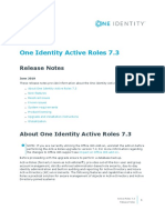 ActiveRoles 7.3 ReleaseNotes