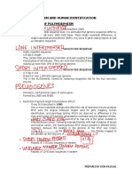 Dna Polymorphism and Human Identification