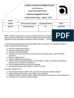 Examen Taller de Proyecto Urbano 9a Segundo Parcial Mayo-Agosto 2023