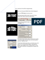 Efecto Texto 3D 2