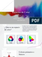 Espacios de Color - Evaluacion Sensorial