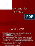 Employment Slips T4 / RL 1