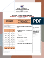 Accomplishment Report - SBM - March 2023