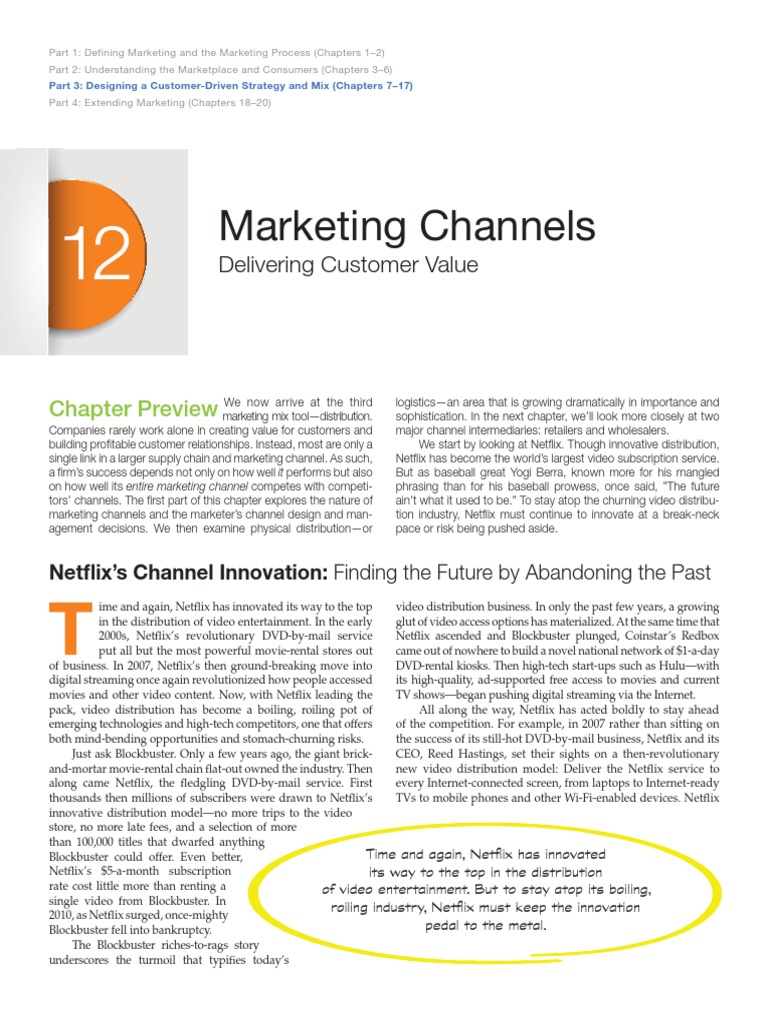 Netflix's Innovative Video Distribution Strategy | PDF