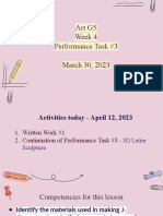 Q4 Art G5 Perf. Task 3 Mar. 30 & Apr. 13