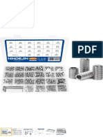 NINDEJIN 666Pcs Set Screws Assortment Kit, M2 M3 M4 M5 M6 M8 Hex Allen Head Socket Grub Screws Set & Wrenches, Metric Inter