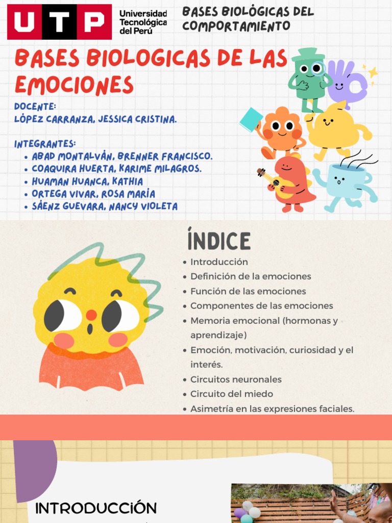 Bases Biologicas de Las Emociones | PDF | Las emociones | Sistema límbico
